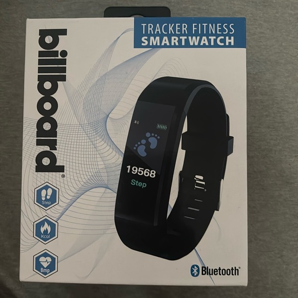 New- Billboard tracker fitness Smart watch black -sealed box - Picture 1 of 5